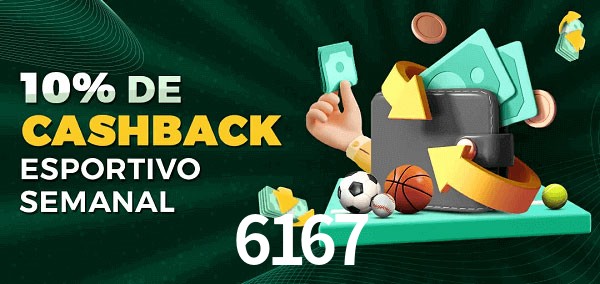 10% de bônus de cashback na 6167